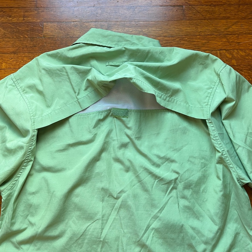 NWOT Realtree Sunriver Clothing Co. Green Button Down Short Sleeve Shirt L - Picture 4 of 4